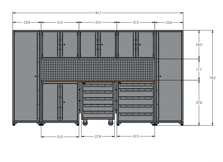 Skříň na nářadí na míru - Upravte design dle potřeb zákazníka